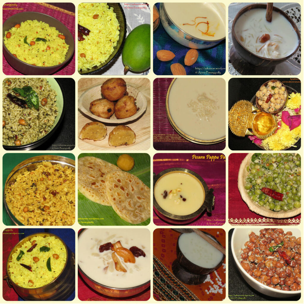 recipes for varalakshmi vratam andhra pradesh